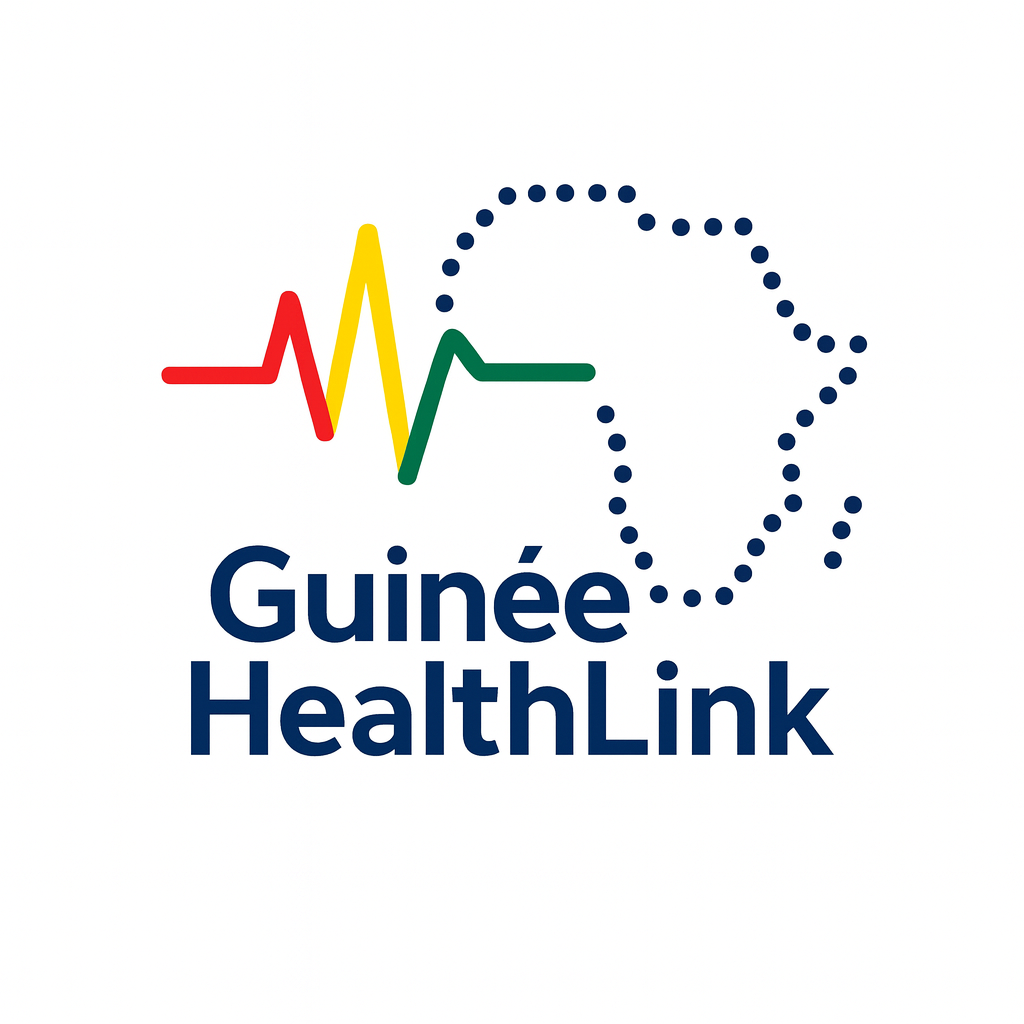 Guinée HealthLink Africa heartbeat logo